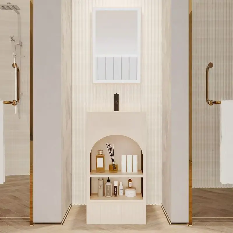 

Industrial wind sink Small retro washing cabinet Integrated washing table BBQ Internet celebrity Colored column basin