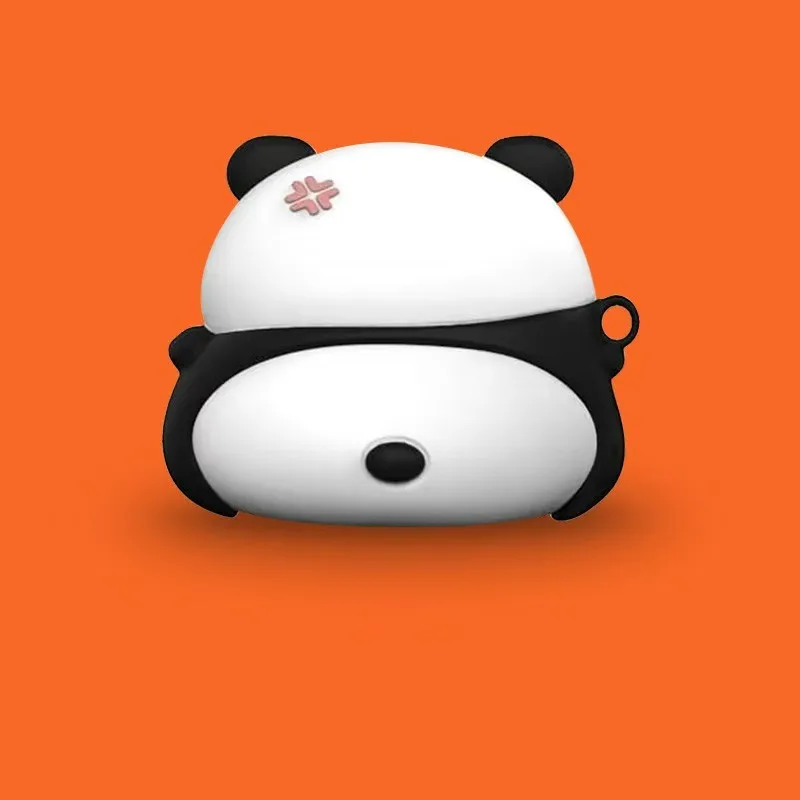 حافظة سماعة رأس ثلاثية الأبعاد لهاتف سامسونج جالاكسي بادز 3 حافظة واقية لهاتف جالاكسي بادز 3 برو غطاء سيليكون كرتوني إبداعي لطيف مع خطاف