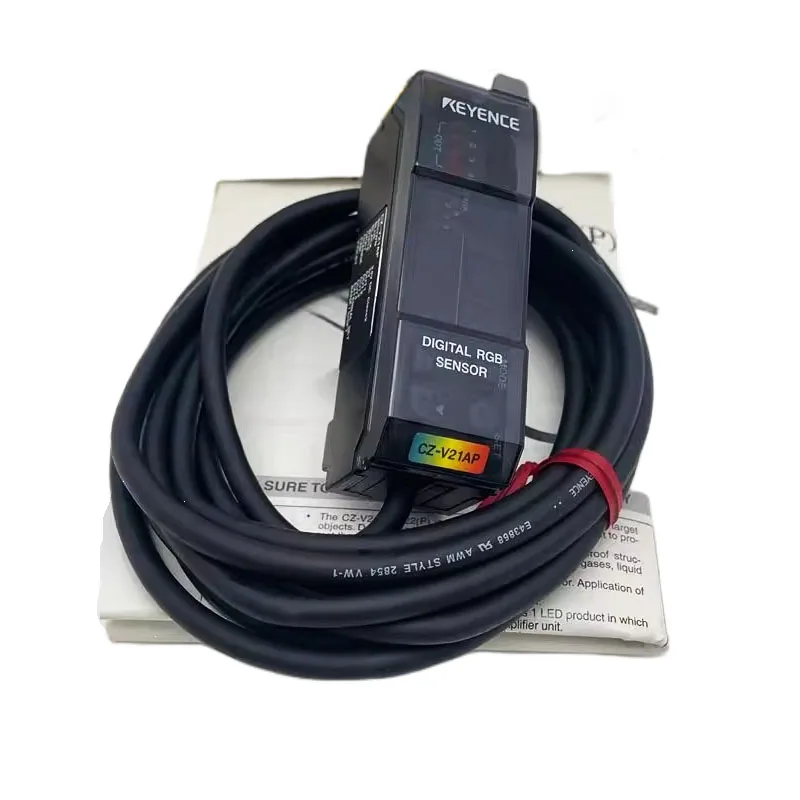 CZ-V21AP KEYENCE New Original PNP output fiber optic color code sensor, large stock, welcome to consult.