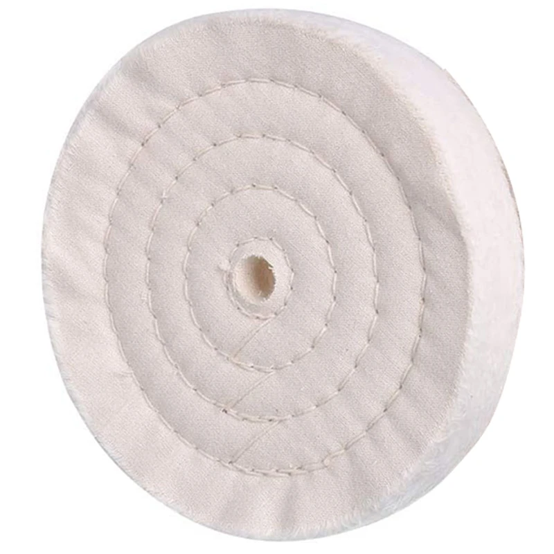 BMBY-2Pcs Super Thick Polishing Wheel 6 Inches Suitable For Bench Grinder Tools Mirror Polishing And Waxing