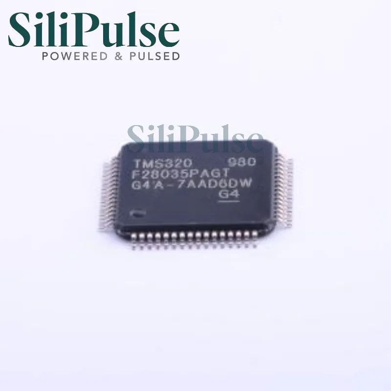 (5/10pcs) TMS320F28035PAG TQFP-64(10x10) 100% Original In Stock (MCU/MPU/SOC) 1.71V~1.995V 33 60MHz 128KB TMS320F28035PAGT