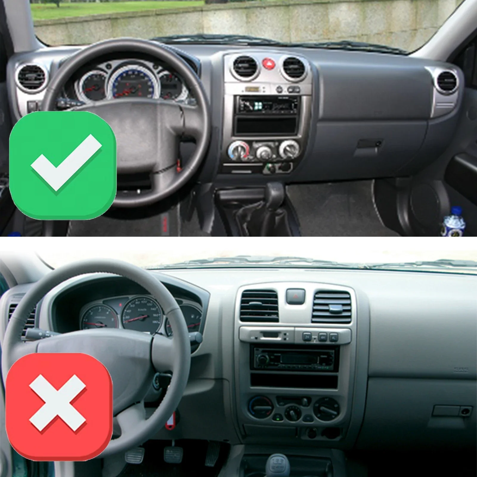 for Chevrolet LUV D-MAX 2007-2013 for Isuzu Rodeo 2004-2012 DMAX ​​Car Dashmat Dashboard Cover Pad DashMat Sunshade Accessories
