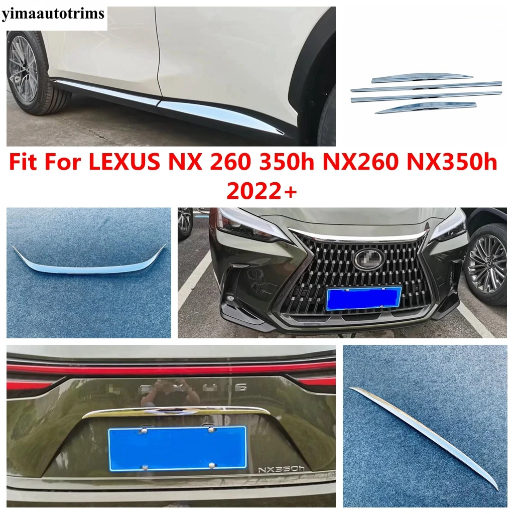 

Car Side Body Strip / Front Hood Panel Rear Door Strip Cover Trim For LEXUS NX 260 350h NX260 NX350h 2022 2023 2024 Accessories