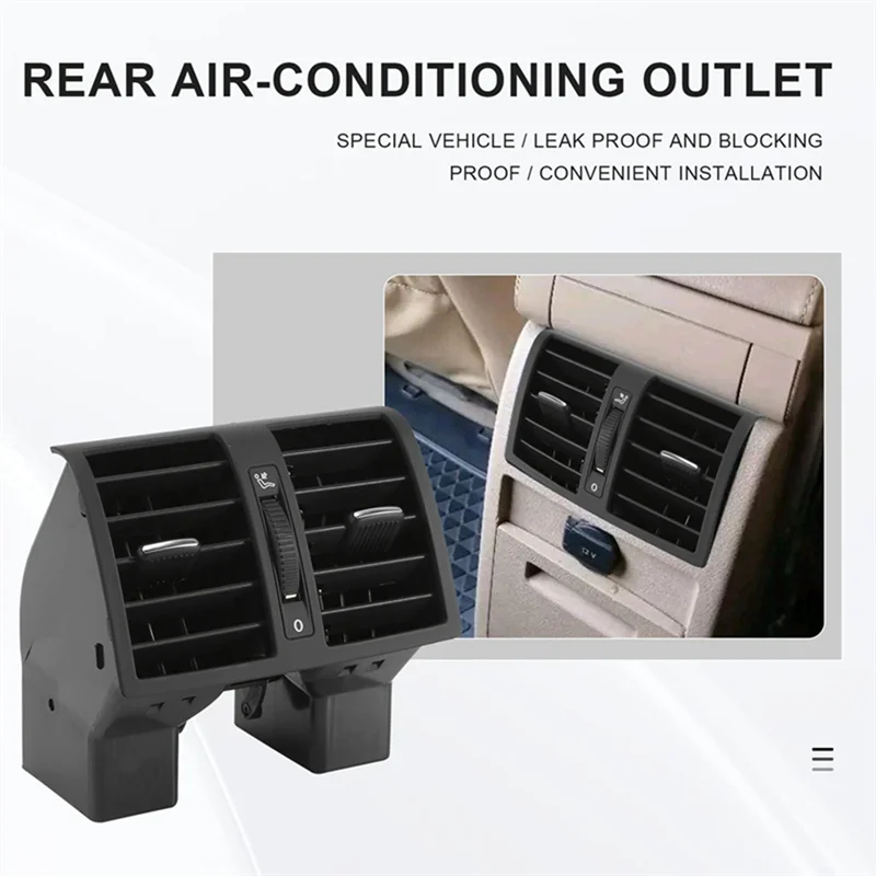 Car Center Console Air Conditioning Rear Air Vent 1TD819203 For VW Touran Caddy Air Conditioning Grill Replacement Accessories-Y