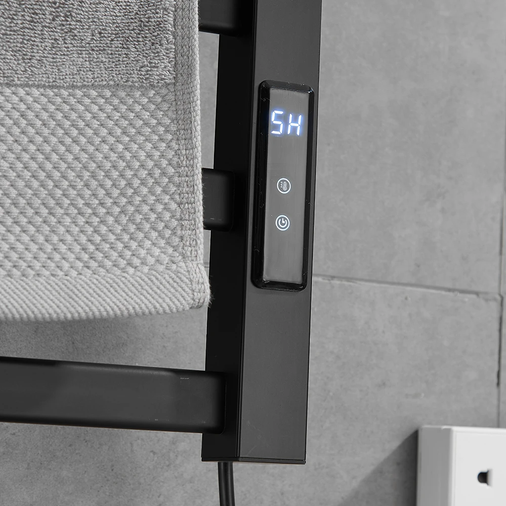 Accessori per il bagno scalda asciugamani con temperatura regolabile 115 ℉-155 ℉ ,45 ℃-70 ℃ binario a torre