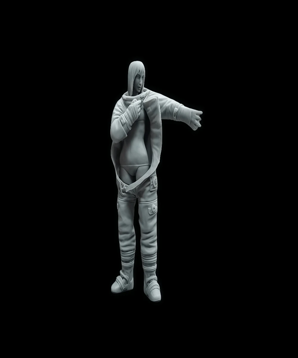 

1/20 Casting Resin Model Assembly Kit, GK, Astronaut Mechanic, Unpainted