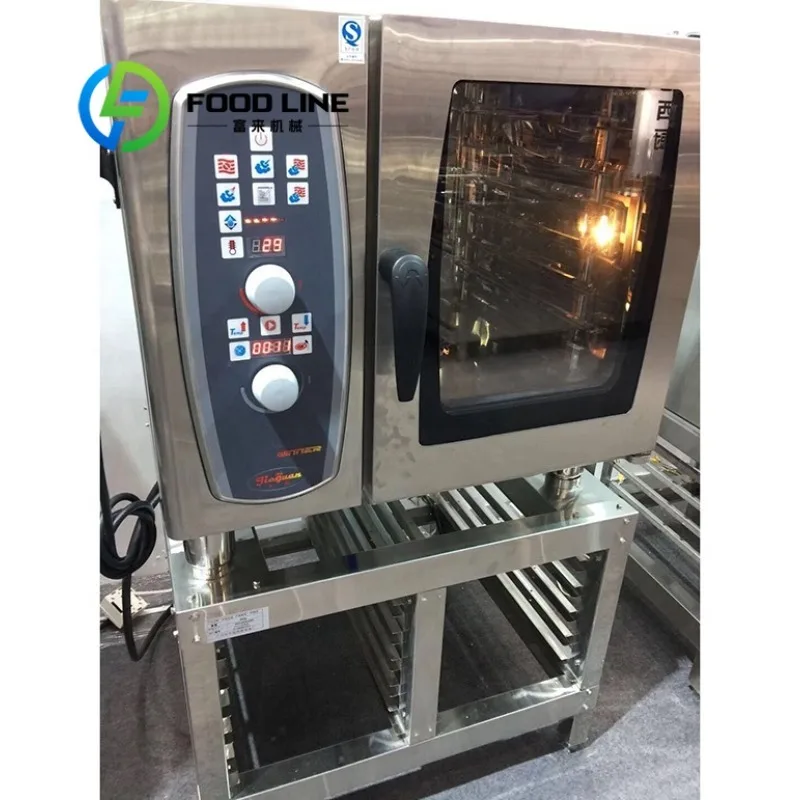 

New Eco-Friendly 10 Layer Electric Convection Combi Oven Stainless Steel Steam Oven for Kitchen Heating Tube