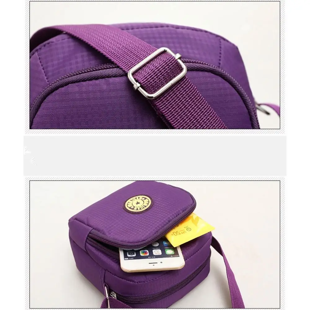 Torba na telefon unisex Mini Oxford Crossbody telefon gotówka damska torba portfel portmonetka torba na ramię wodoodporna torebka na co dzień