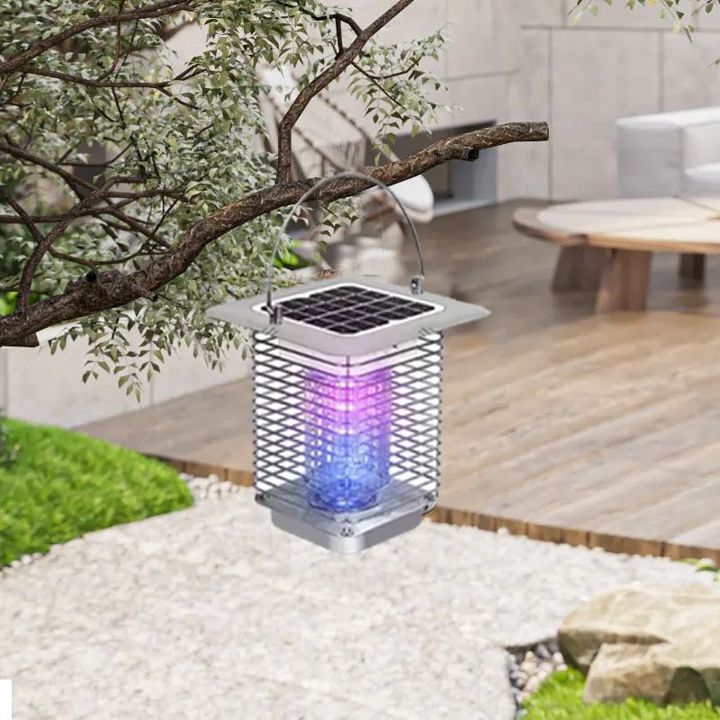 Солнечная водонепроницаемая репеллент от комаров, сад, двор, бытовой электрический шок, убийца мух, инсектицидная лампа Солнечная водонепроницаемая репеллент от комаров, сад, двор, бытовой электрический шок, убийца мух, инсектицидная лампа