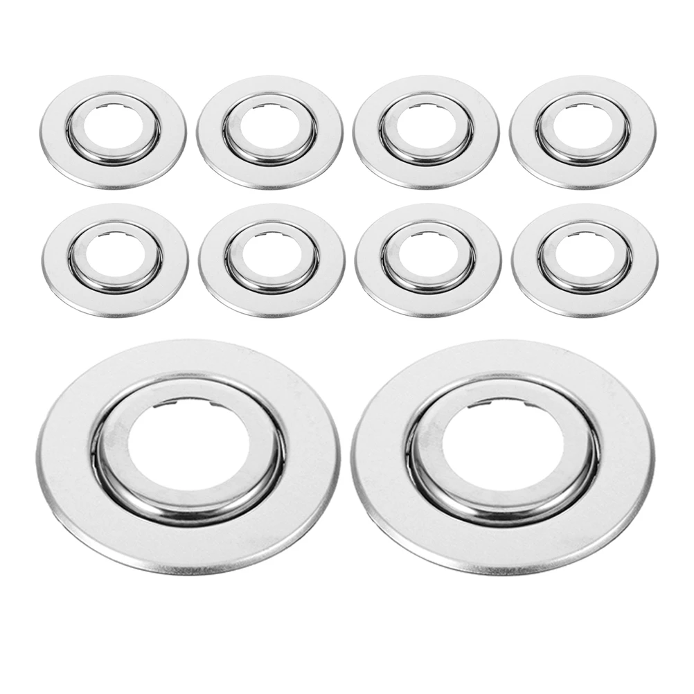 

10pcs Stainless Steel Decorative Sprinkler Covers Sprinkler Parts Adjustable Telescopic Design Corrosion