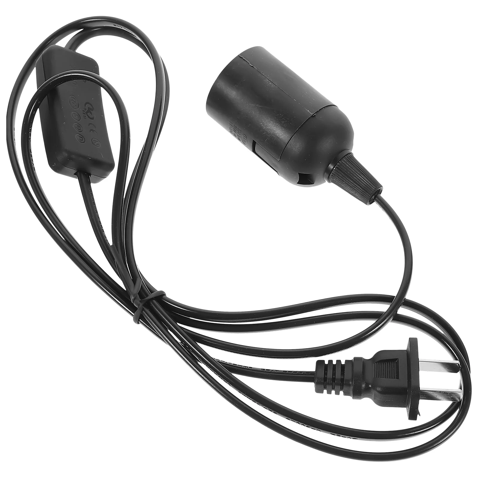 

Lamp Cord with Switch Light Socket Hanging Pendant Lamp Cord 1.8m Us Plug Stable Reliable Easy Use Light Socket Plug