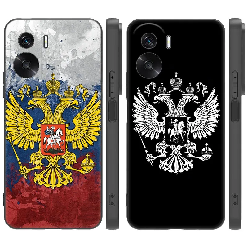 Russia Russian Flags Emblem Cartoon Cover Case For Honor X5 Plus X6 X7 X8 X6A X6S X7A X8A X9A X9B 70 90 Lite X30i X40i X50i 5G