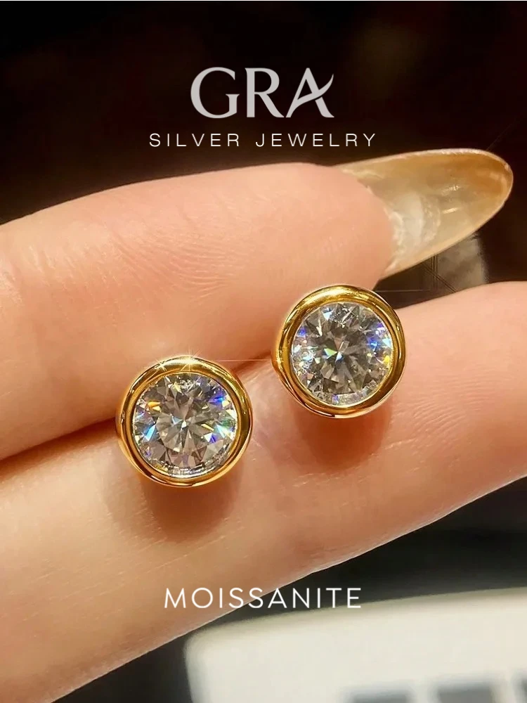Thumbnail 2 - #28 Latest Moissanite Stud Earrings Offers