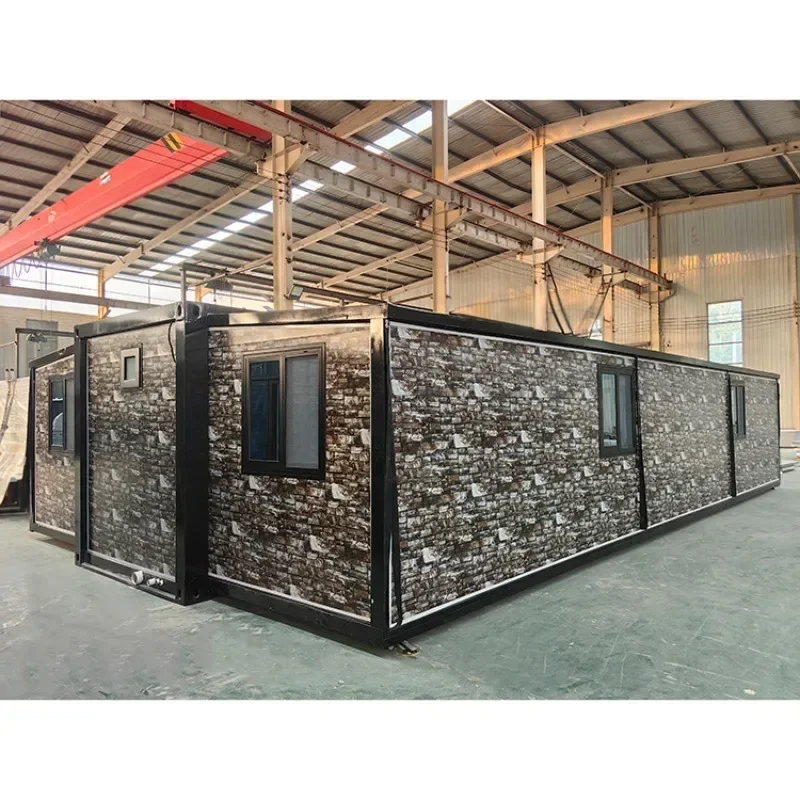 Sandwich Panel 40 Ft Mobile Cheap Portable Houses Security Container Cabins Buildable Container Tiny Houses From China