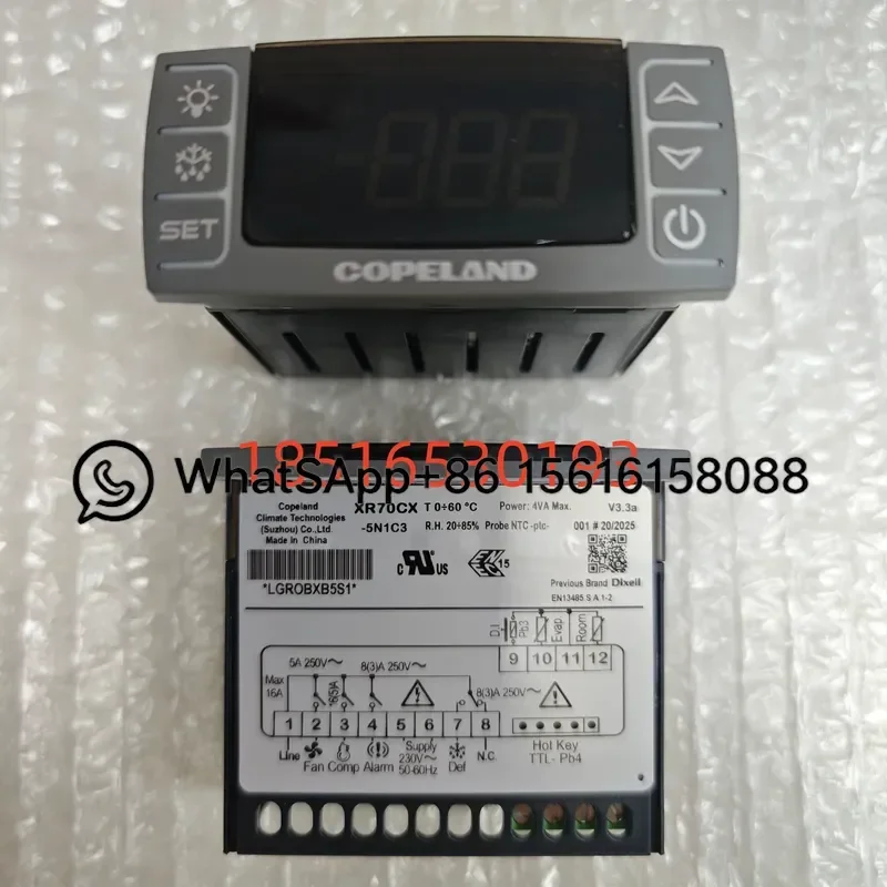 Copeland Wheel Dixell Elf Electronic Thermostat XR70CX-5N1C3 Digital Temperature Controller Refrigeration HVAC Control Unit