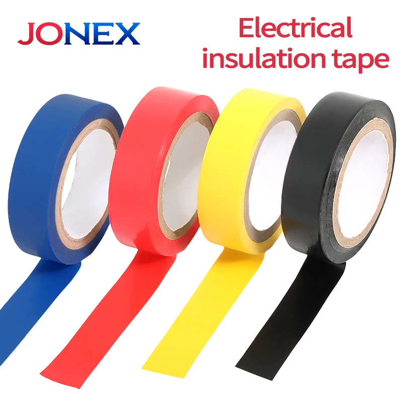 1PCS Electrical Insulation Tapes Black/Red/Yellow/Blue PVC Waterproof Flame Retardant Heat Resistant Wire Electrician Tapes