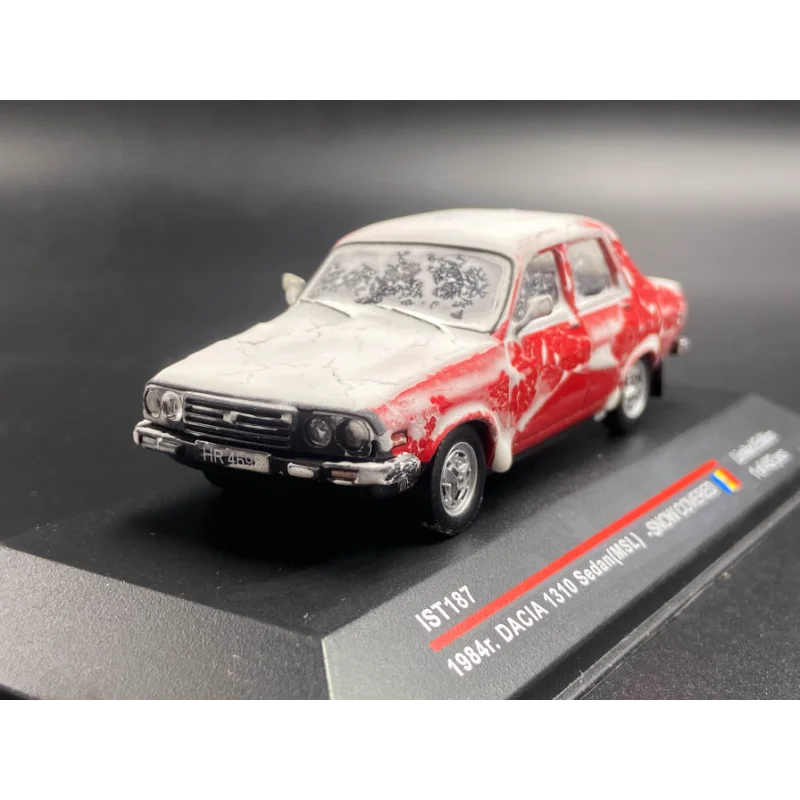 

Литой под давлением IST, масштаб 1/43 DACIA 1310, снежная версия, 1984, Восточно-немецкая модель автомобиля из сплава, Коллекционная игрушка, подарок, сувенир, украшение для дисплея