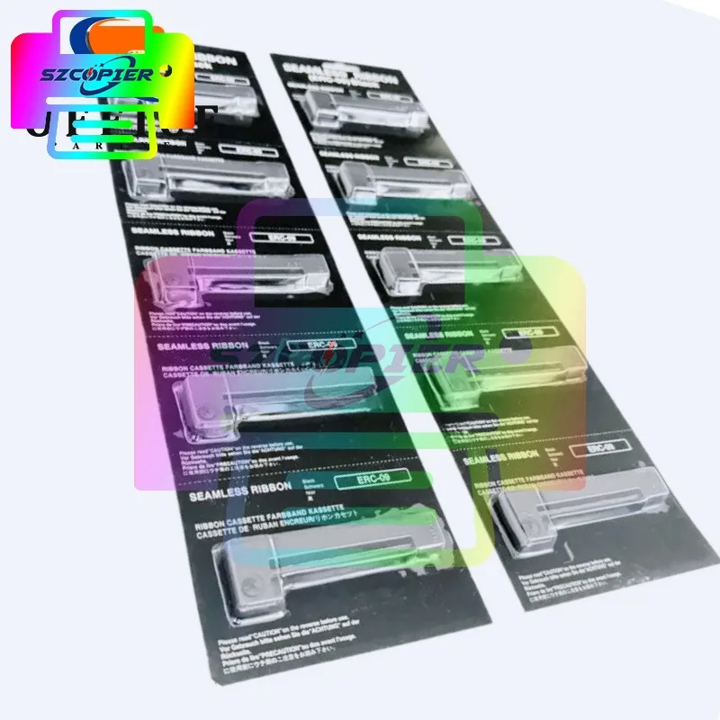 ERC09 ERC-09  ERC09B  Black Purple Seamless Ribbon support for use in Fit support for Epson M160 M180 M190 M191G M163 M164 M181