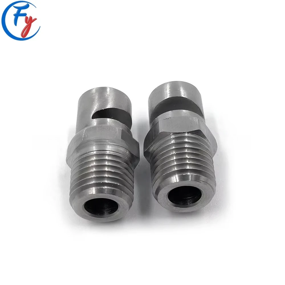 Stainless Steel Wide Angle Flat Fan Spray Nozzle, 1/8