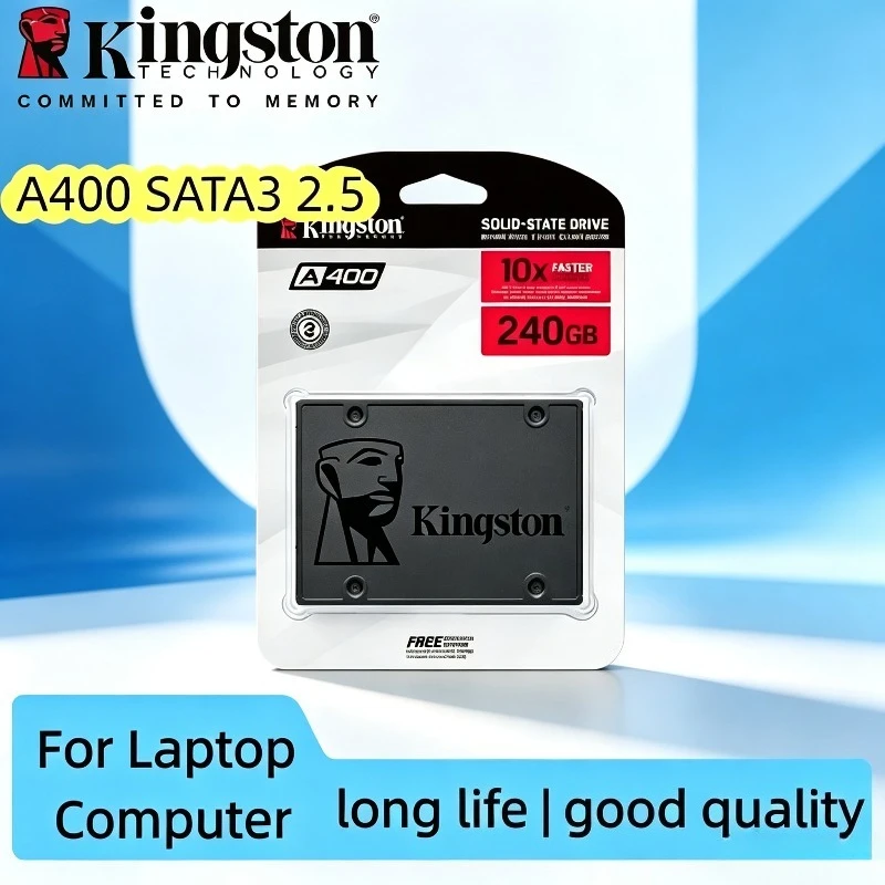 Kingston  A400 SSD Internal Solid State Drive  240GB 480GB 2.5 Inch SSD SATA III HDD Hard Disk for Laptop Desktop PC