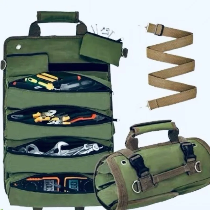 

Tool Bag Portable Multi-Pocket Wrench Screwdriver Storage Organizer