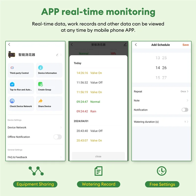 【 Быстрая доставка】 Бытовой Wi-Fi Солнечный таймер орошения Smart APP Управление Автоматическая ирригационная система Открытый таймер воды для сада