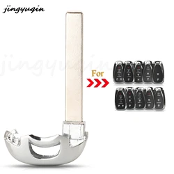 Jingyuqin 원격 스마트 키 열쇠가없는 비상 삽입 Chevrolet Camaro Volt Malibu XL Equinox HU100 Blade 용 Uncut Blade Blank