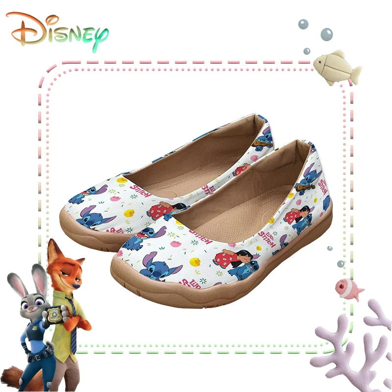 

Disney Lilo & Stitch Women's Loafers – Easy Slip-On Design, Lightweight Insole, Perfect for Daily & Vacation Outfits