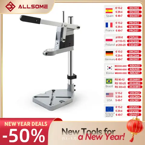 Electric Drill Stand Clamp 400mm Allsome