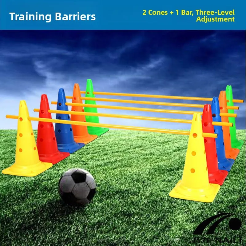 Obstáculos de Treinamento Ajustáveis com Base Quadrada para Futebol e Basquete, Barril Marcador para Bicicleta de Equilíbrio Infantil, Acessórios para Barreiras, Sorvete