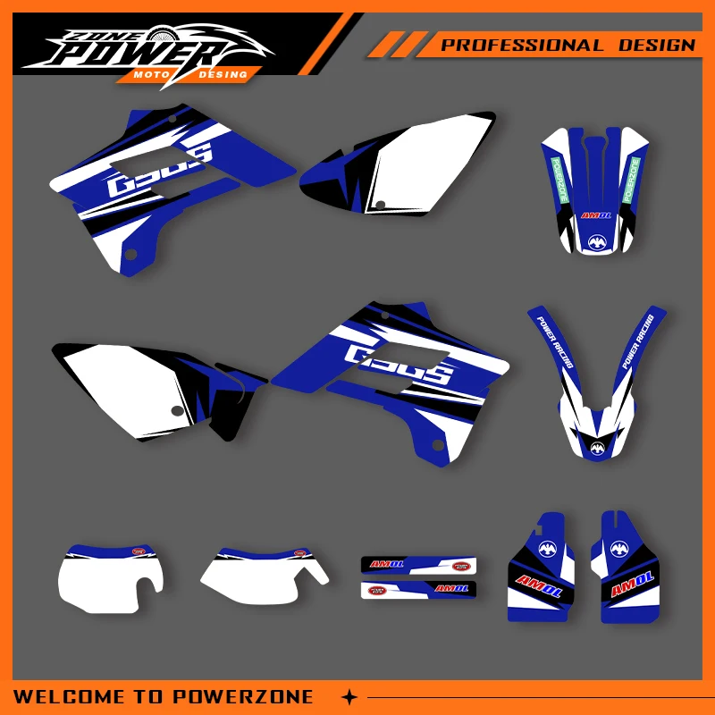 

POWERZONE для GASGAS, мотокросса, графический фон, наклейка, наборы наклеек для GASGAS 2002, 2003, 2004, 2005, 2006, EC, индивидуальный номер 03