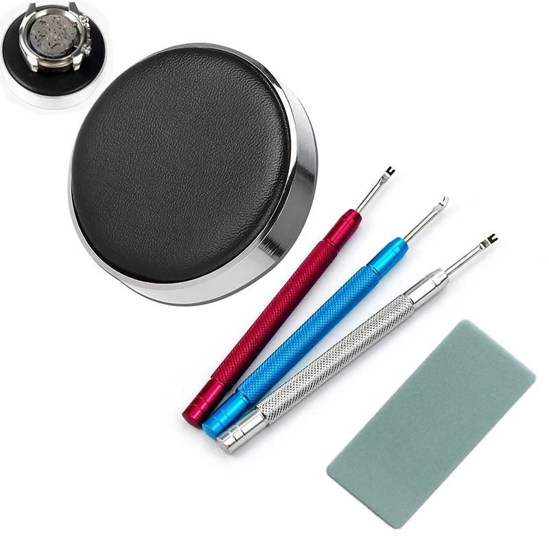

Watch Hand Presser Watch Hour Minute Second Hand Pressing Setting Movement Casing Cushion Pad Holder Jewellery Repair Tool Set