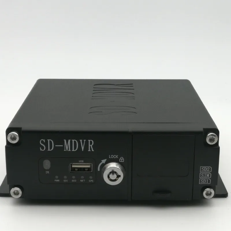 مسجل فيديو للسيارة رأس الطيران/واجهة AV بطاقة SD 1080P جودة الصورة عالية الوضوح 4-way القرص الصلب مضيف الفيديو