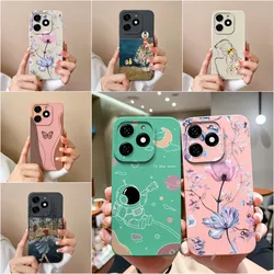 Phone Cases For Infinix Smart 8 Cover Cute Fashion Girl Butterfly Protective Matte Soft Silicone For Infinix Smart8 X6525 Fundas