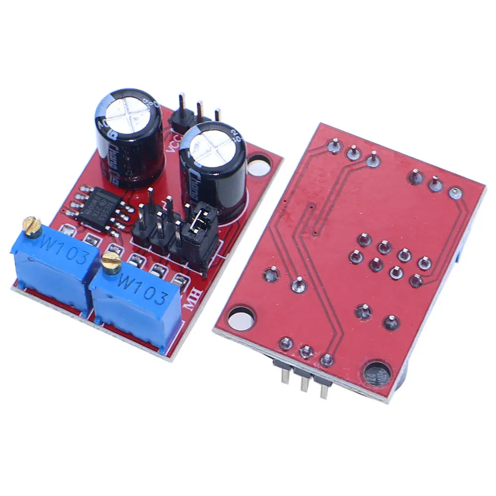YanXi 1/2/5PCS NE555 Pulse Frequency Duty Cycle Adjustable Module Square Wave Signal Generator 5V-12V Stepper Motor Driver