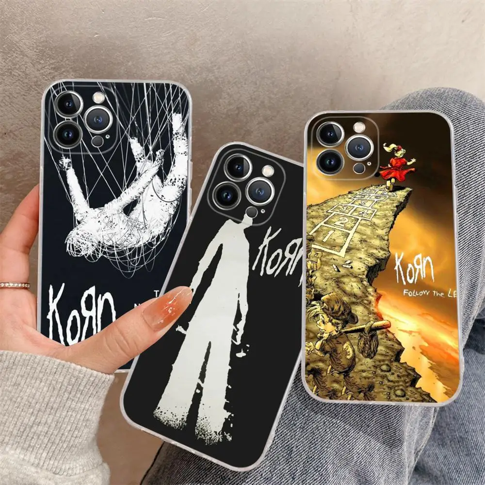 K-korn music hot Phone Case For iPhone 15 14 11 12 13 Mini Pro XS Max Cover 6 7 8 Plus X XR SE 2020 Funda Shell