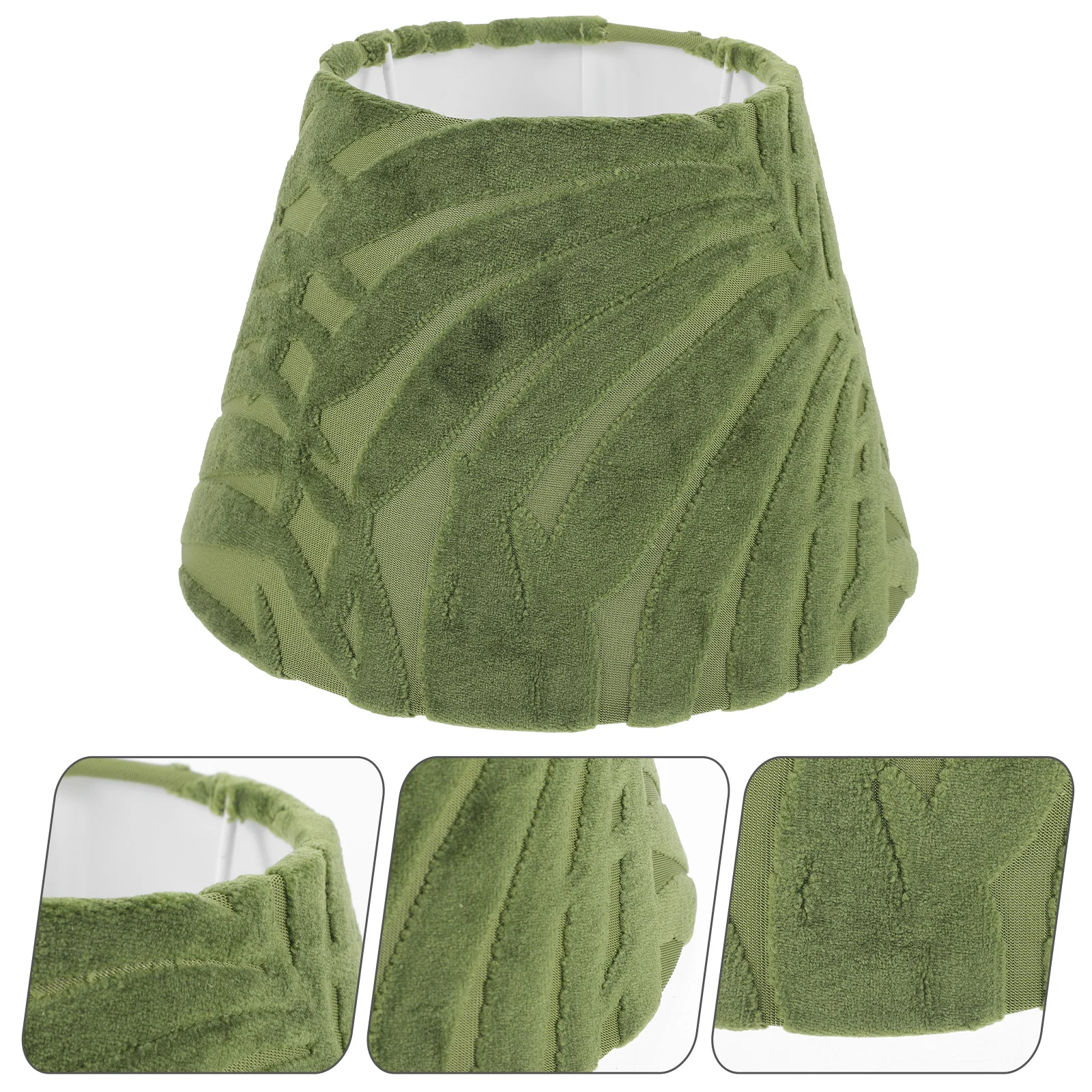 

Anti-glare Lampshade Desk Aesthetic Small for Nightstand Material Round Holder Desktop