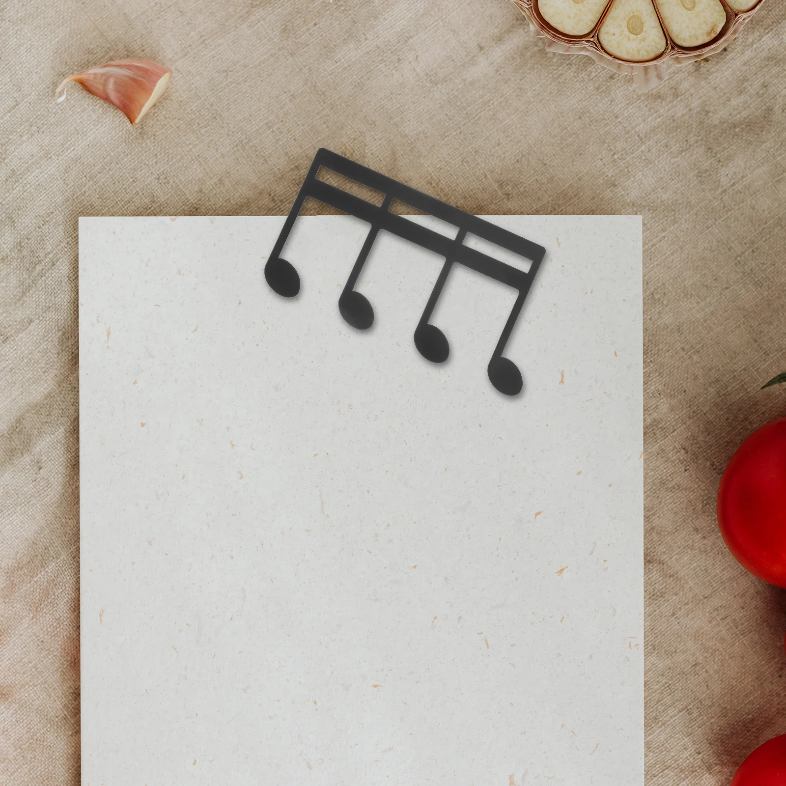 

Music Note Clamp Keyboard Paper Clips Metal Musical Score Holder Page Piano Book