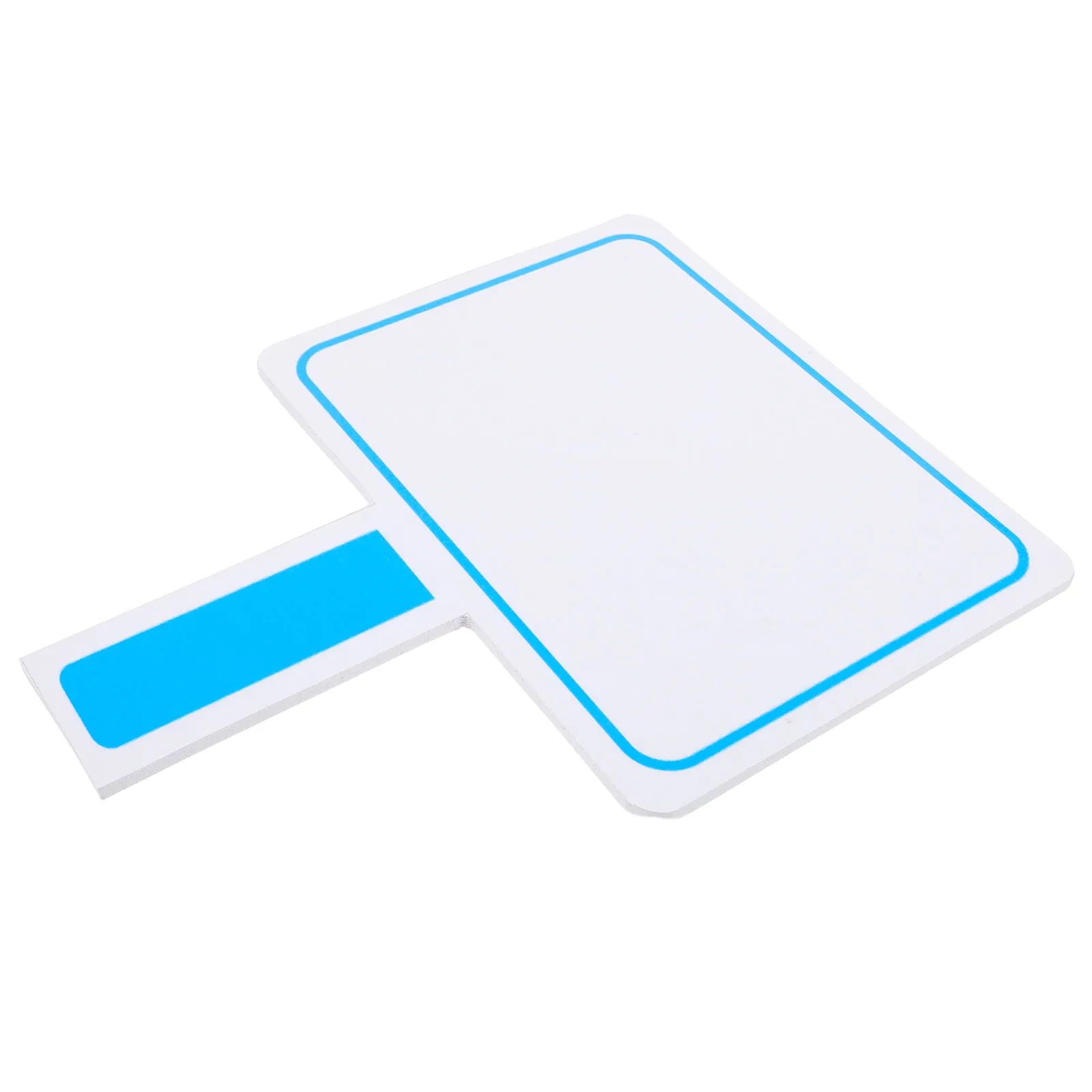 Handheld Whiteboard Double Sided Small Dry Erase Board Classroom Voting Score Paddle Student Answer Game Handheld White Board