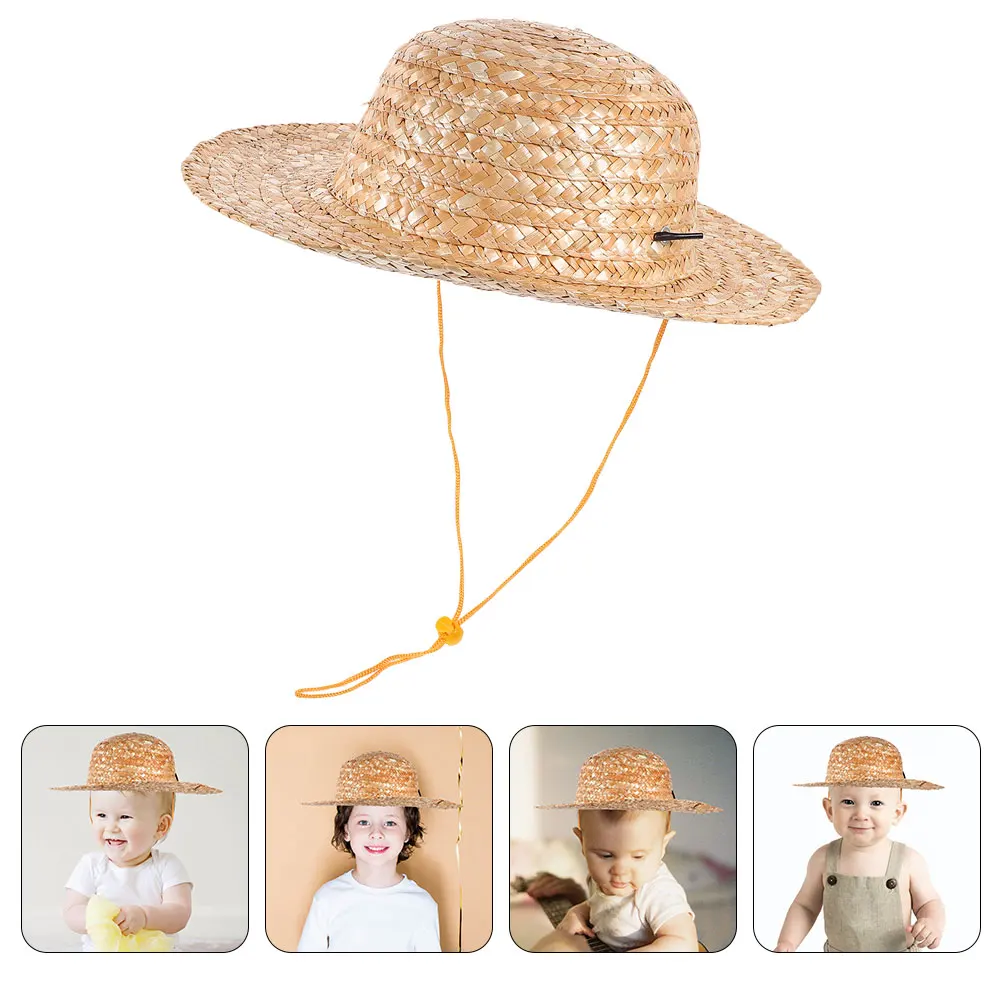 

1pc Sun For Beach Outdoor Summer Wide Brim Lightweight Uv Protection Face Neck Rope Design