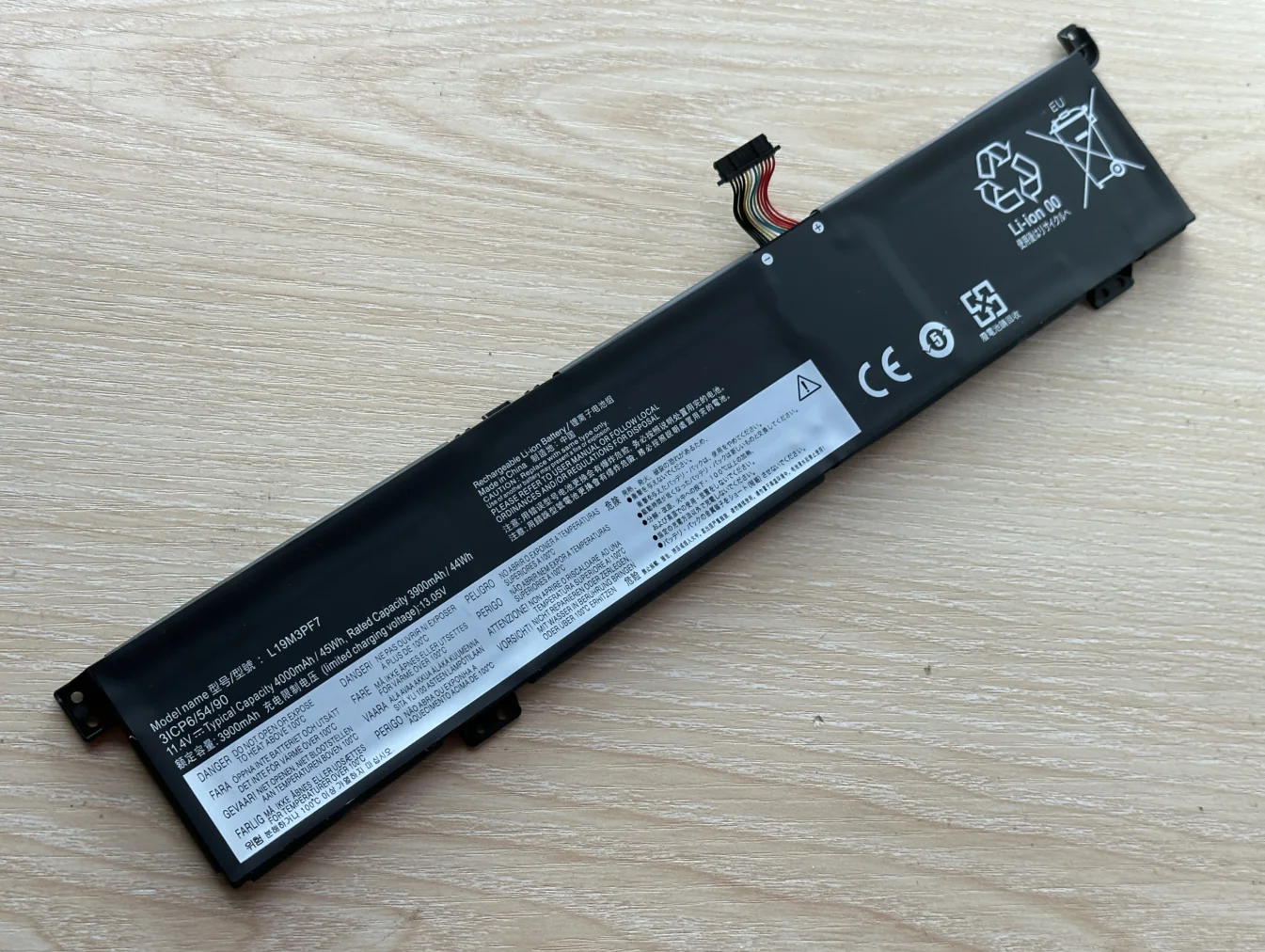 L19L3PF3 L19M3PF7 L19D3PF4 11.4V 45WH/4000mAh Laptop Battery For Lenovo Ideapad Creator 5-15IMH05 Gaming 3-15ARH05 Series