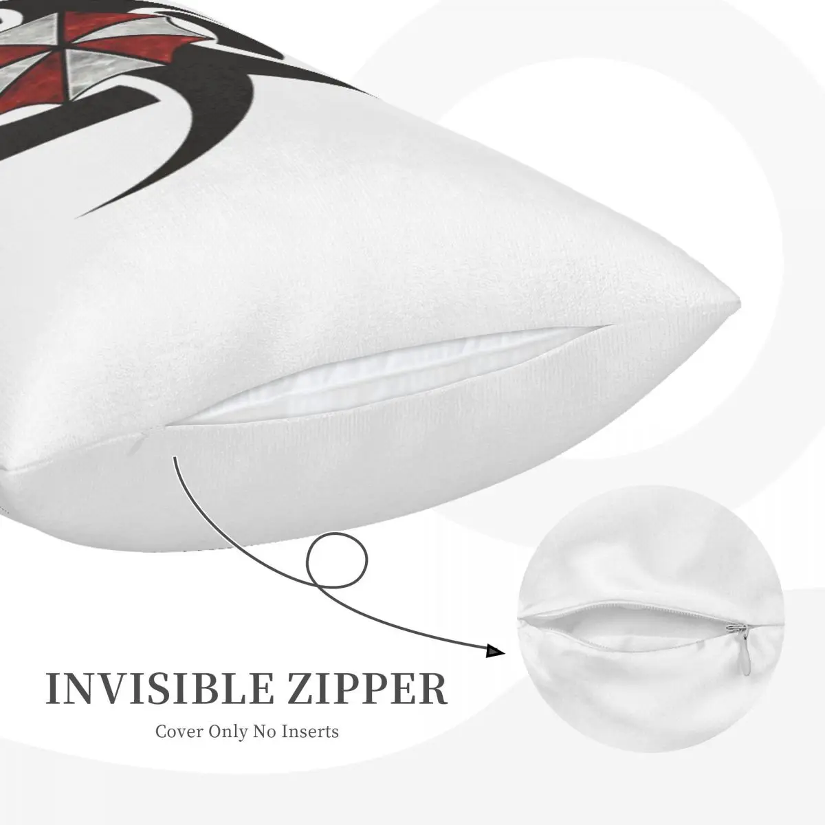 Umbrellas Biohazard Countermeasure Rectangle Pillowcase Cushion Cover Decorative Bedroom Bed Home Comfort Throw Pillow