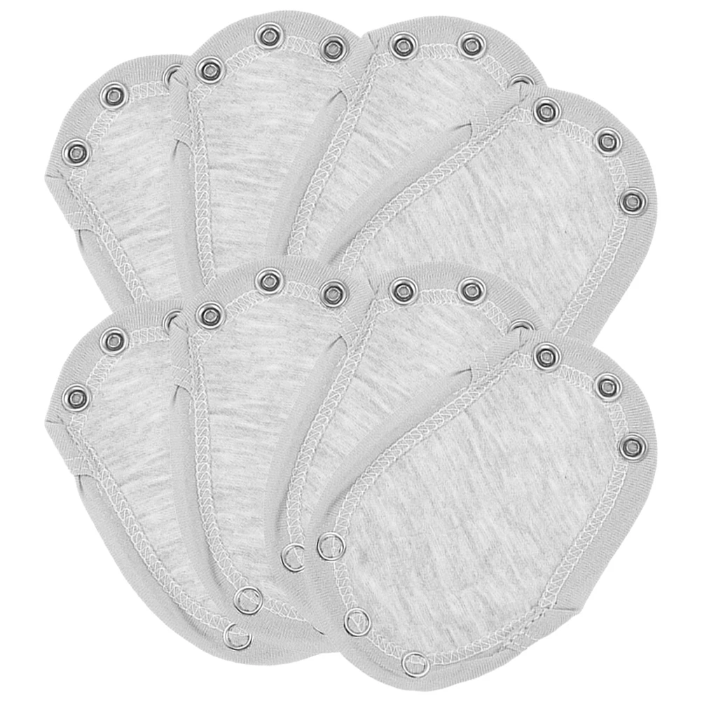 

8pcs Double Layer Extender Bodysuit Jumpsuits Extend Snap Buttons for Baby Toddler Soft Durable Cotton Material