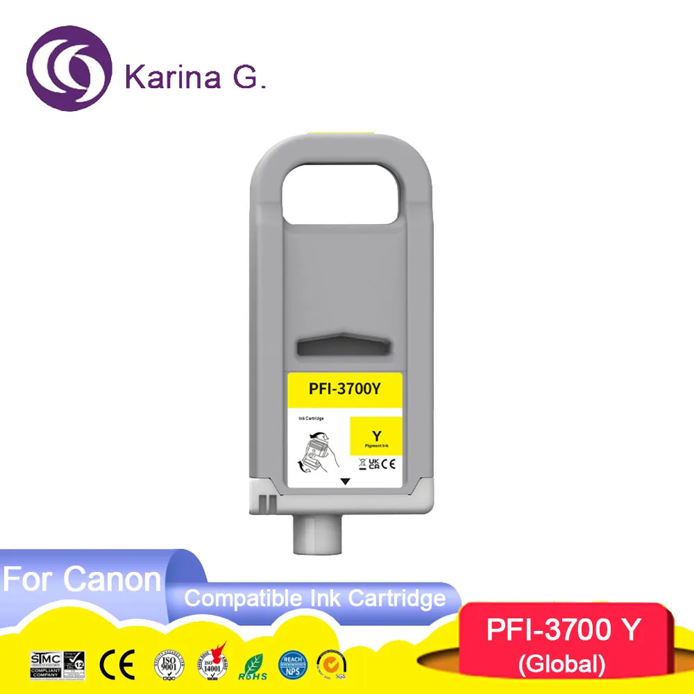 Совместимый картридж PFI2700 PFI-3700, 100% совместимый с принтером Canon ImagePROGRAF 4600 2600 6600 GP 4600S 6600S