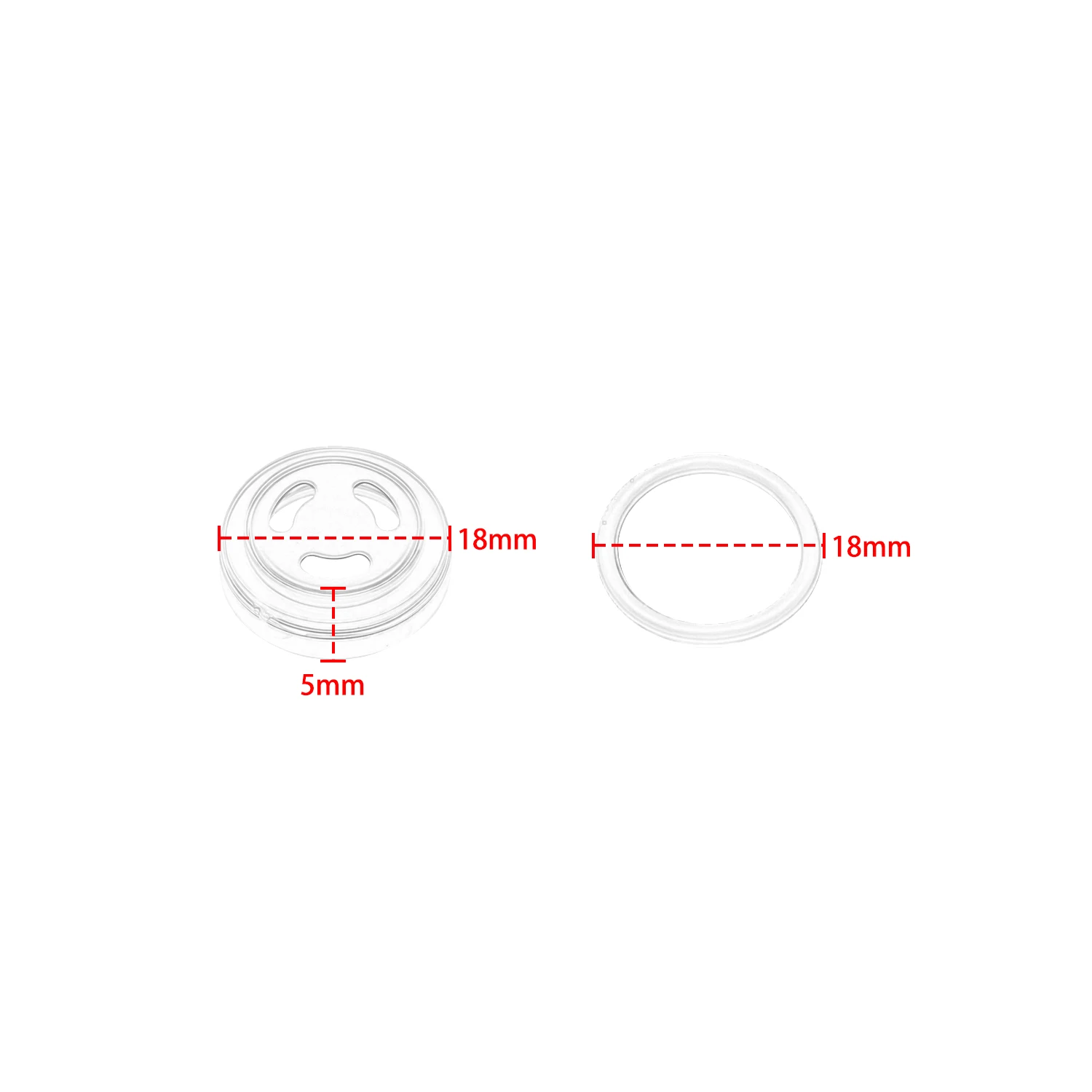 Motorcycle Brake Master Cylinder Window 18mm Master Cylinder Brake Pump Oil Window Mirror Sight Glass Gasket Sets