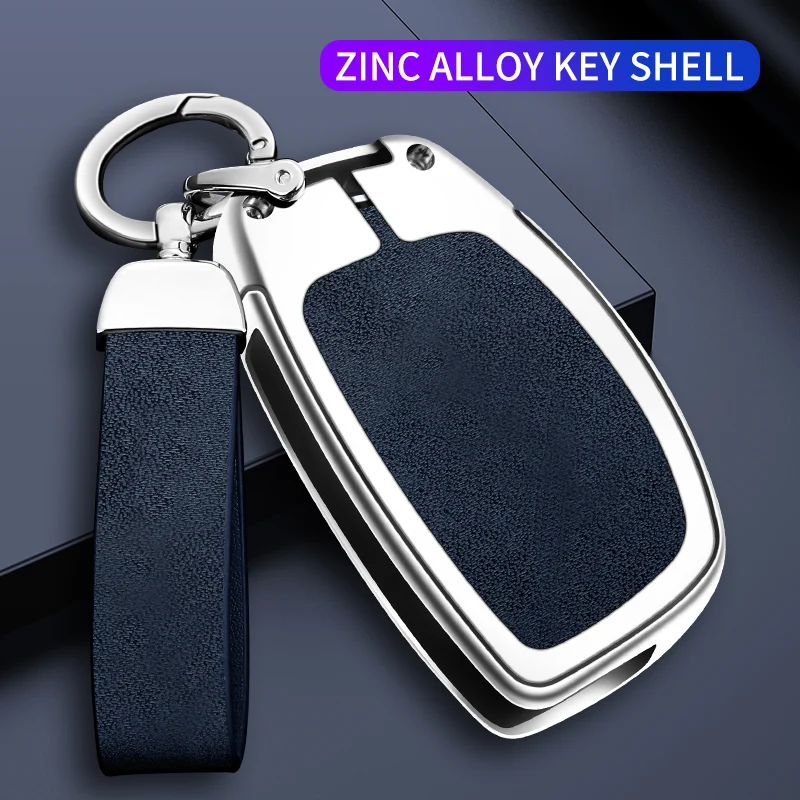 New Zinc Alloy Car Key Case Cover For Hyundai IX25 IX35 I10 I30 Solaris Tucson Sonata Santa Fe Sport Mistra Elantra Creta Verna view 2