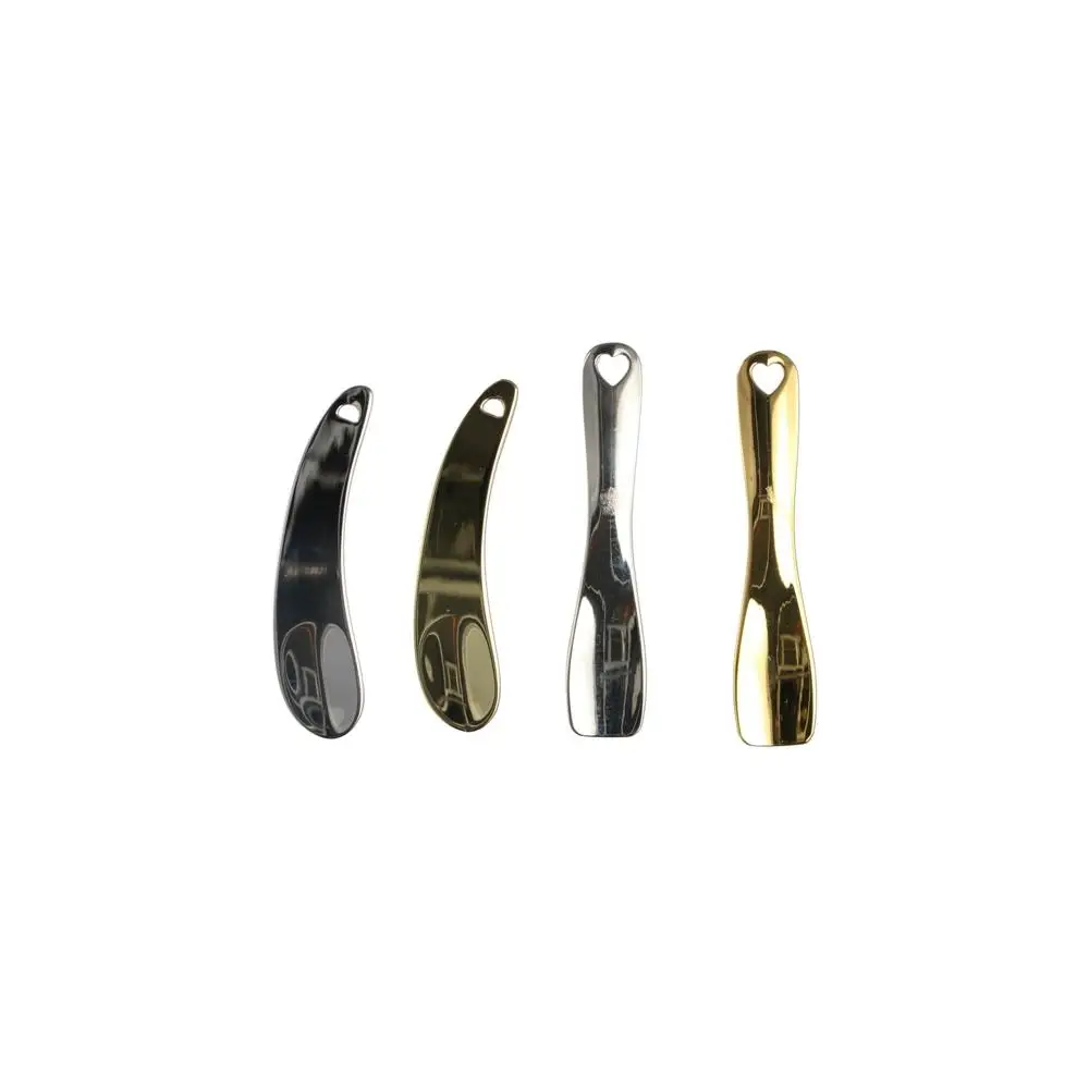 Durable Massage Spoon Eye Cream Stick Makeup Tools Metal Mini Cosmetic Spoon Curved Scoop Facial Cream Spoon Makeup Spatula