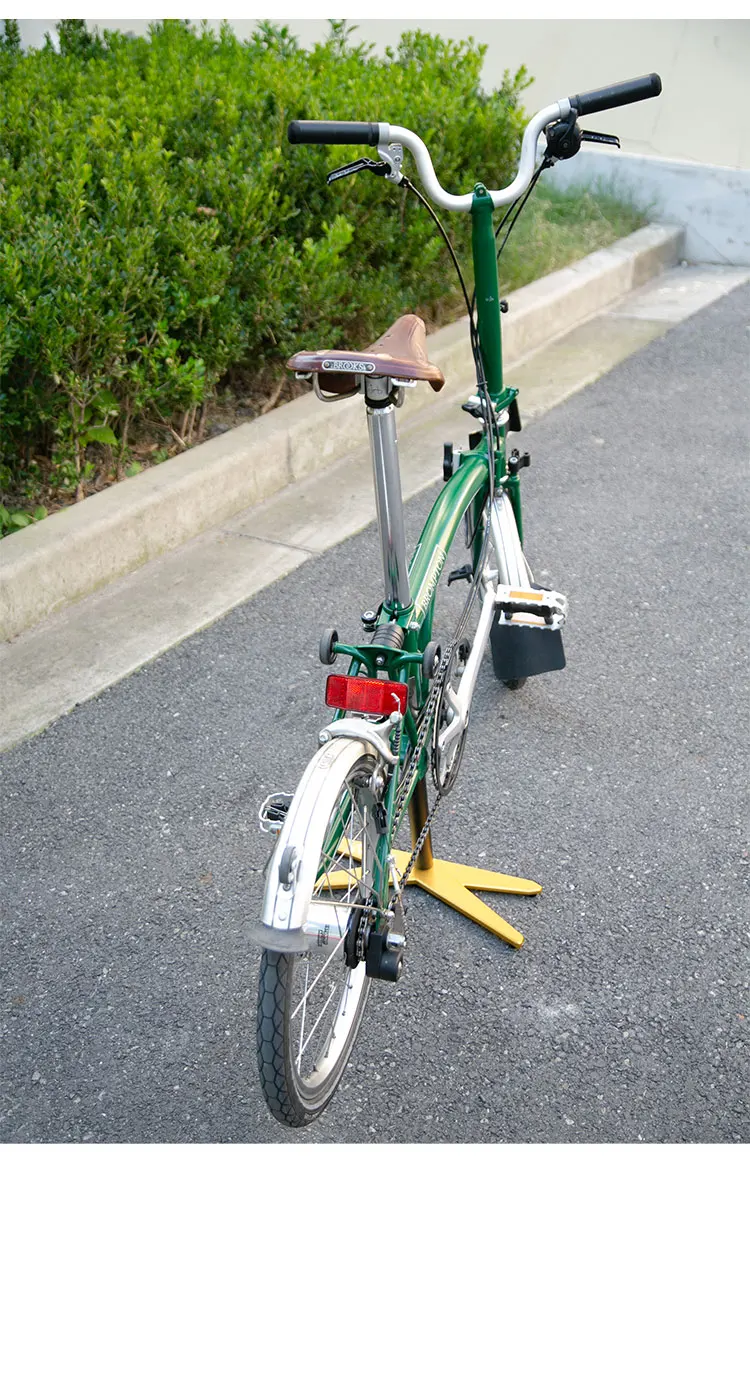AXI Klappbarer Fahrrad-Parkständer, glatt, für Brompton Pline Cline Debugging Dahon P8, Aluminiumlegierung, CNC-Basis – Detail 17