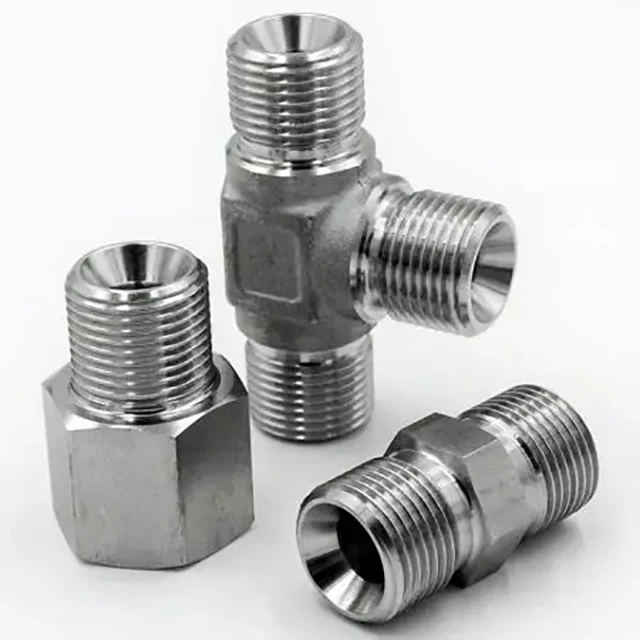 High-Duty Hydraulic Pipe Fitting for Agriculture Machinery Heavy-Duty JIC JIS Standard Thread Connection High Smooth