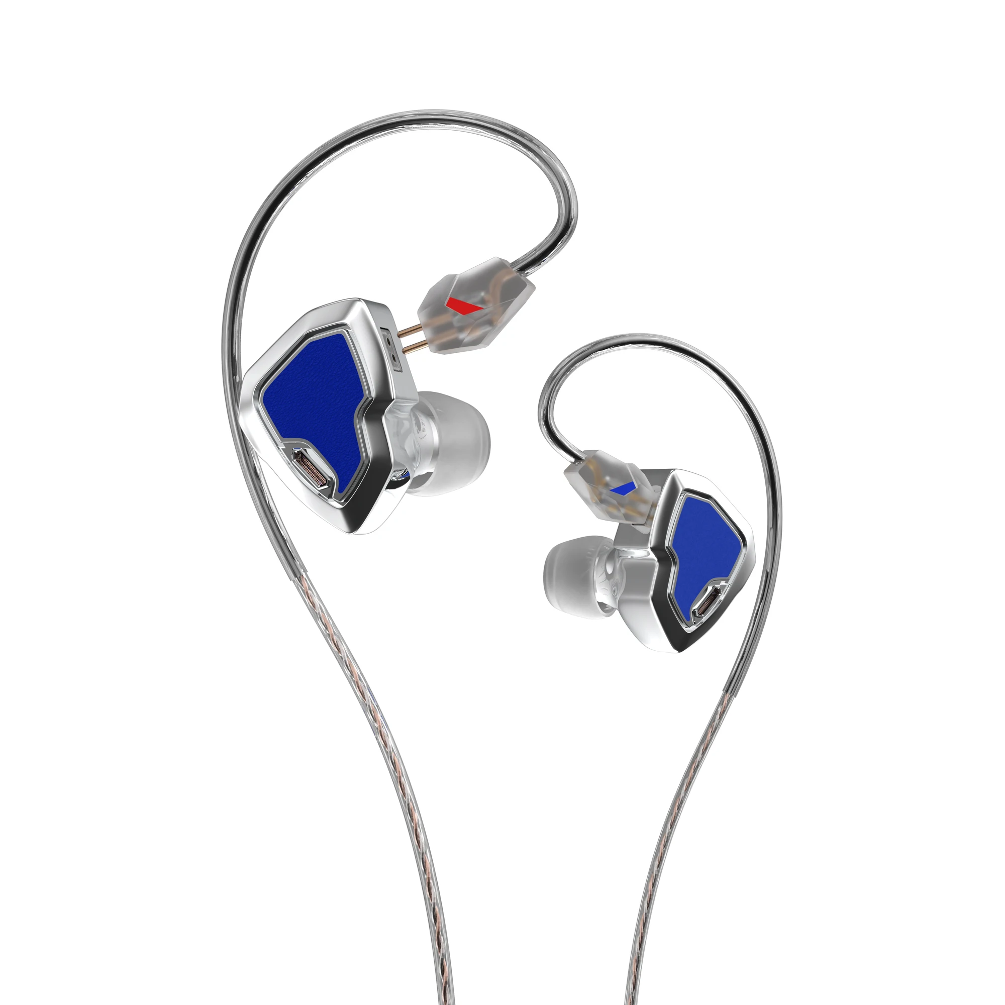 HIDIZS MS2 PRO Hybride IEM 1BA + 1DD HiFi-in-ear monitoren Hi-Res audio 0,78 mm bedrade oordopjes
